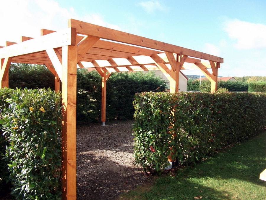 Plan charpente carport